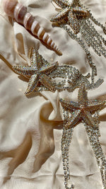 Glittering Starfish Earrings