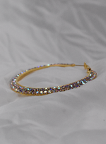 Extra Glam Small Rhinestone Hoops