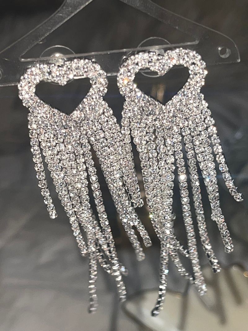 My Glitzy Heart Earrings