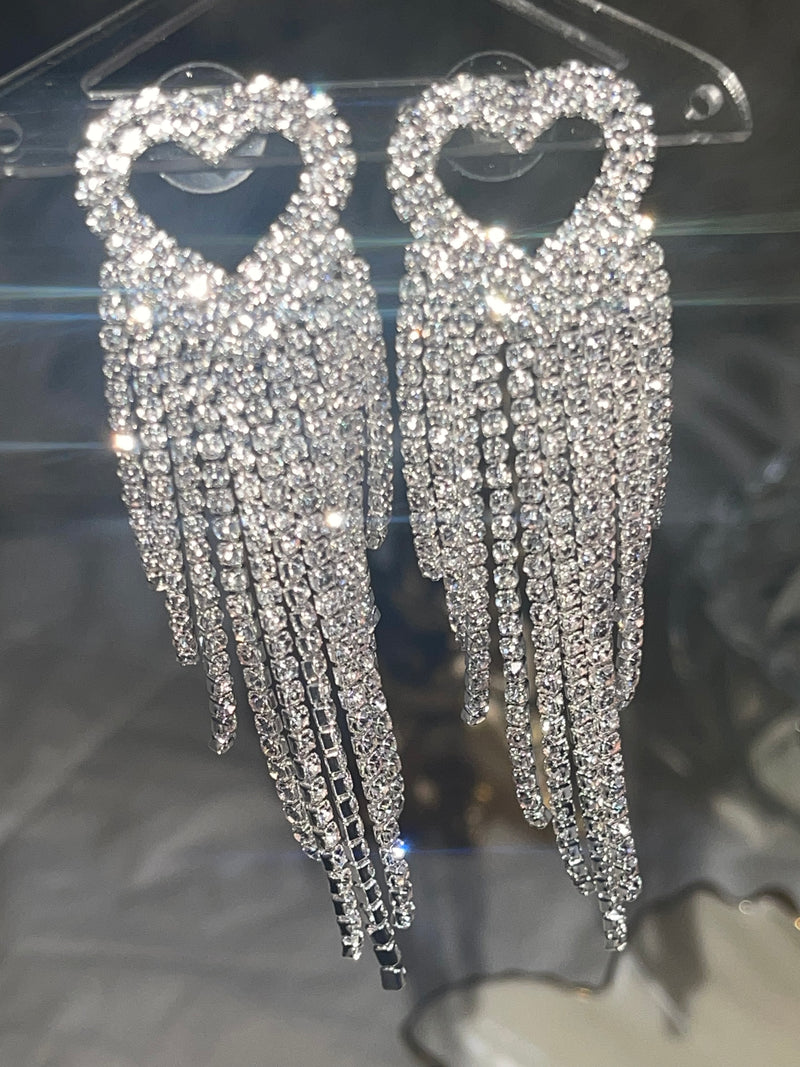 My Glitzy Heart Earrings