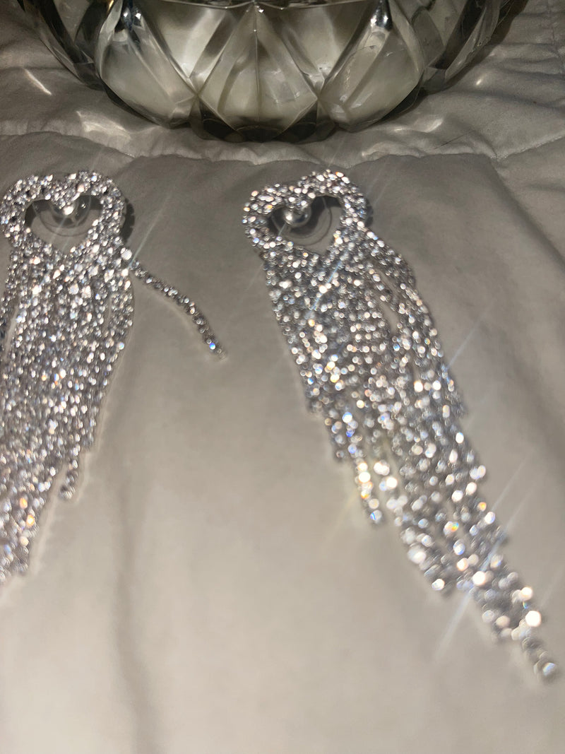 My Glitzy Heart Earrings