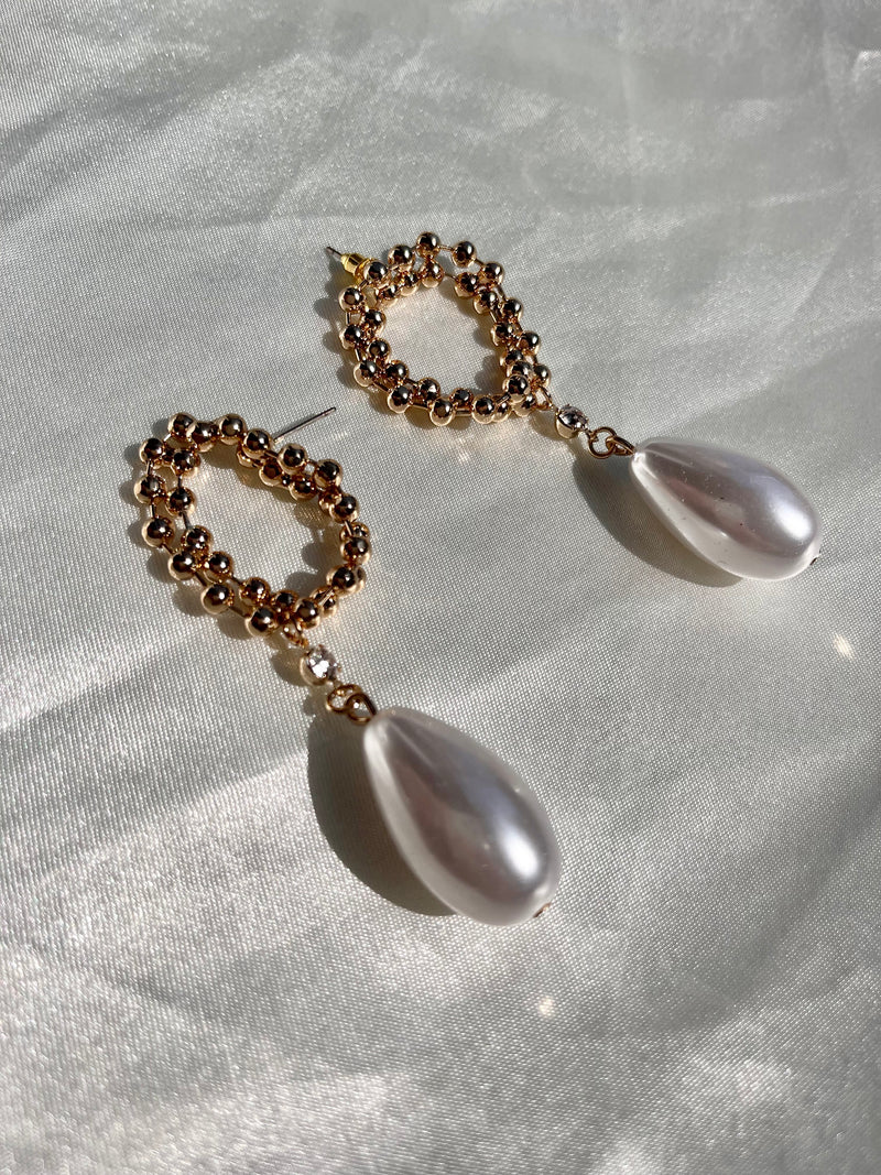 Ballerina Pearl Drop Earrings